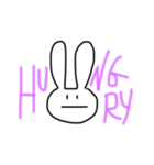うさぎと文字（個別スタンプ：15）