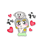 Hi！！ My name is Fumina..Love dog..（個別スタンプ：14）