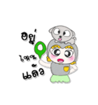 Hi！！ My name is Fumina..Love dog..（個別スタンプ：24）