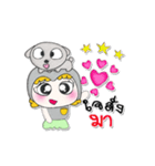 Hi！！ My name is Fumina..Love dog..（個別スタンプ：39）