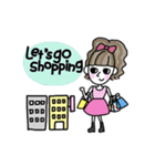 ハッピーガールズスタンプ 1（個別スタンプ：3）
