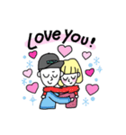 ハッピーガールズスタンプ 1（個別スタンプ：4）