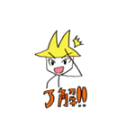 中学の時に描いてた漫画キャラクター（個別スタンプ：3）