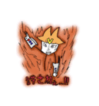 中学の時に描いてた漫画キャラクター（個別スタンプ：9）
