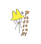 中学の時に描いてた漫画キャラクター（個別スタンプ：10）