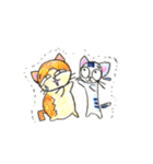 ゆるい猫たちのスタンプ（個別スタンプ：3）