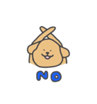 むくむくいぬ（個別スタンプ：2）