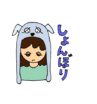 I greet by various hats.（個別スタンプ：11）