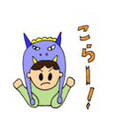 I greet by various hats.（個別スタンプ：23）