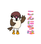 スズメのキリちゃん（個別スタンプ：2）