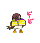 スズメのキリちゃん（個別スタンプ：10）