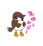 スズメのキリちゃん（個別スタンプ：14）