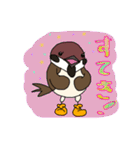 スズメのキリちゃん（個別スタンプ：15）