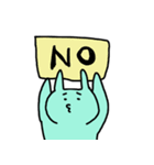 血色悪いウサギのなにか（個別スタンプ：23）