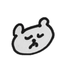 モノクロクマタン（個別スタンプ：5）