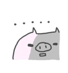 <英語>こぶたさんpop cute pig（個別スタンプ：36）