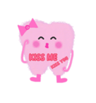 PINK MOLLY TOOTHMOJI（個別スタンプ：3）