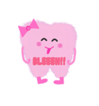 PINK MOLLY TOOTHMOJI（個別スタンプ：5）
