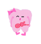 PINK MOLLY TOOTHMOJI（個別スタンプ：6）