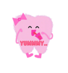 PINK MOLLY TOOTHMOJI（個別スタンプ：10）