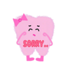 PINK MOLLY TOOTHMOJI（個別スタンプ：13）