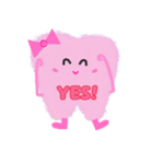 PINK MOLLY TOOTHMOJI（個別スタンプ：14）