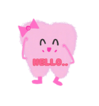 PINK MOLLY TOOTHMOJI（個別スタンプ：17）