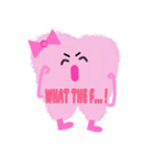 PINK MOLLY TOOTHMOJI（個別スタンプ：18）