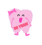 PINK MOLLY TOOTHMOJI（個別スタンプ：19）