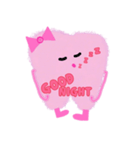 PINK MOLLY TOOTHMOJI（個別スタンプ：20）