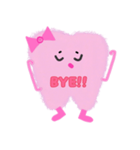 PINK MOLLY TOOTHMOJI（個別スタンプ：21）