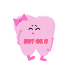 PINK MOLLY TOOTHMOJI（個別スタンプ：22）