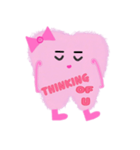PINK MOLLY TOOTHMOJI（個別スタンプ：24）