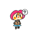 hood high school girl（個別スタンプ：2）
