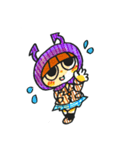 hood high school girl（個別スタンプ：12）