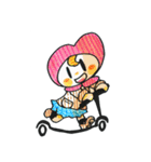 hood high school girl（個別スタンプ：34）