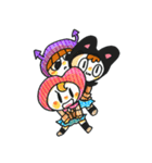 hood high school girl（個別スタンプ：36）