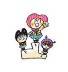 hood high school girl（個別スタンプ：40）
