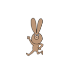 ウサギとカバ（個別スタンプ：5）