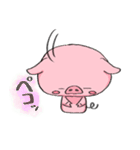 ぶたさんの日常スタンプ（個別スタンプ：34）