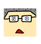 坊主メガネくん（個別スタンプ：10）