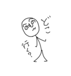 へのへのもへじの普通の会話（個別スタンプ：39）