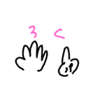♡数字スタンプ♡（個別スタンプ：6）