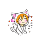 ねこくんとぱんだ。（個別スタンプ：1）