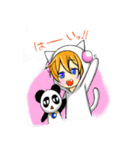 ねこくんとぱんだ。（個別スタンプ：34）