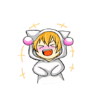 ねこくんとぱんだ。（個別スタンプ：35）