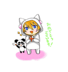ねこくんとぱんだ。（個別スタンプ：40）