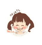 まりな's女の子絵（個別スタンプ：1）