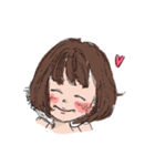 まりな's女の子絵（個別スタンプ：3）