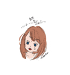 まりな's女の子絵（個別スタンプ：4）